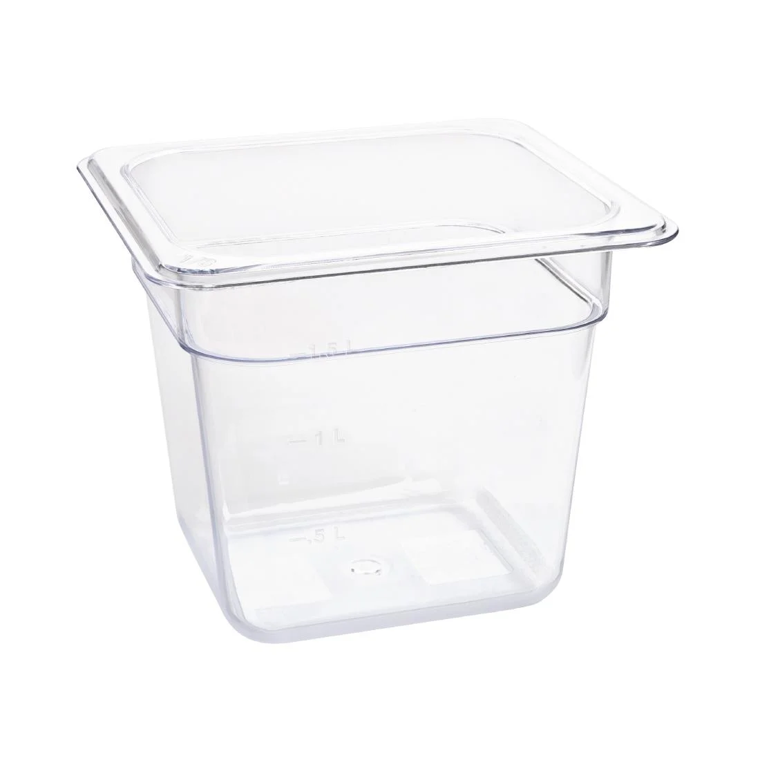 Vogue Polycarbonate 1/6 Gastronorm Container 150mm Clear