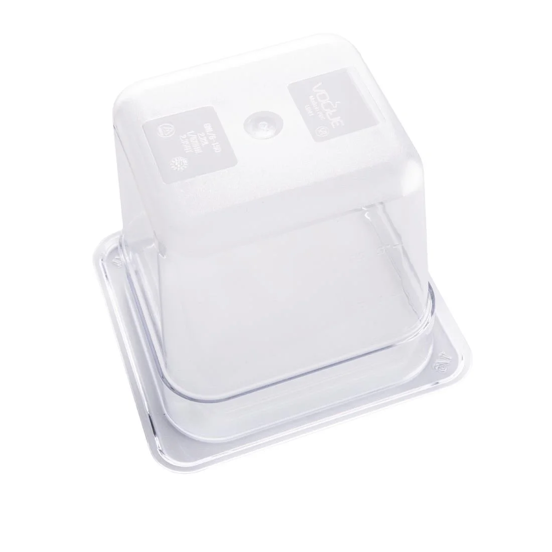 Vogue Polycarbonate 1/6 Gastronorm Container 150mm Clear - Image 6