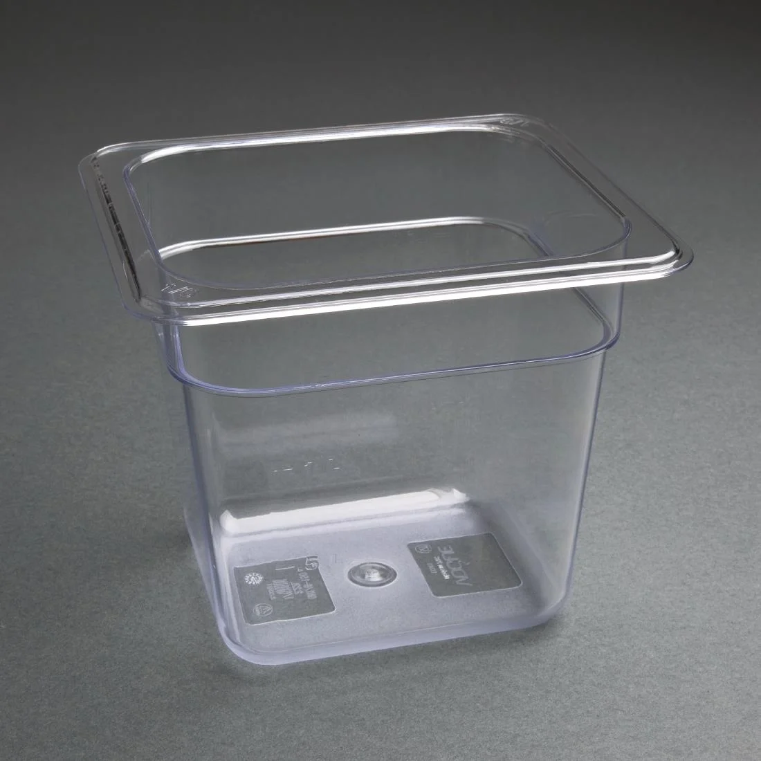 Vogue Polycarbonate 1/6 Gastronorm Container 150mm Clear - Image 7