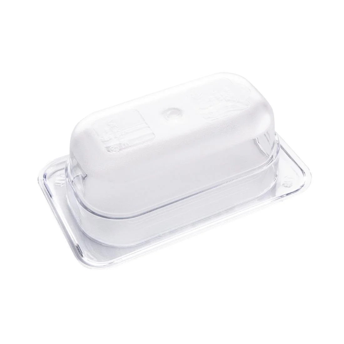 Vogue ABS Gastronorm Tray Clear GN 1/9 65mm - Image 5