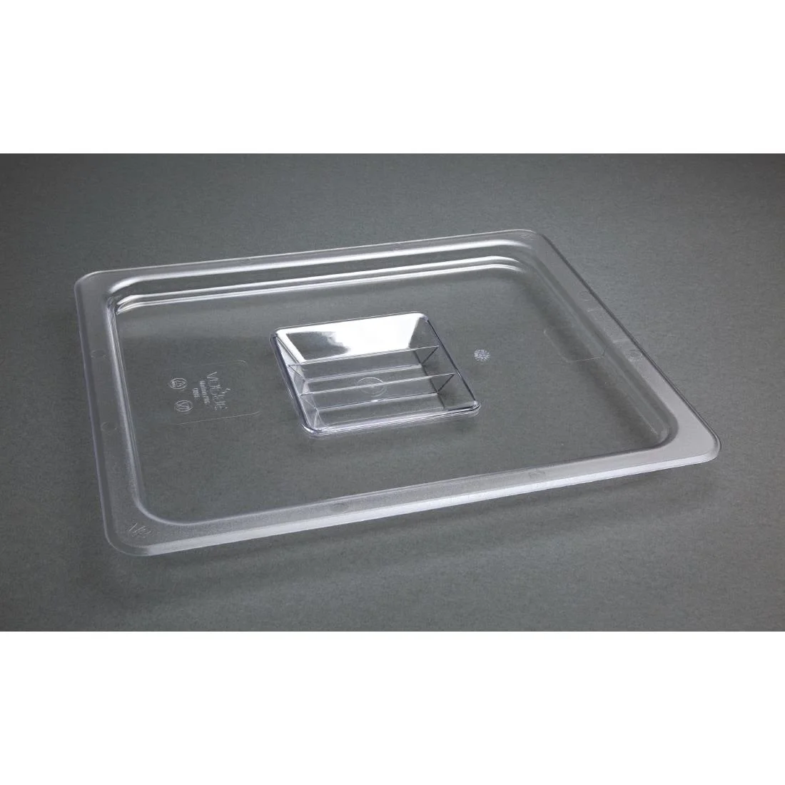 Vogue Polycarbonate 1/2 Gastronorm Lid Clear - Image 4