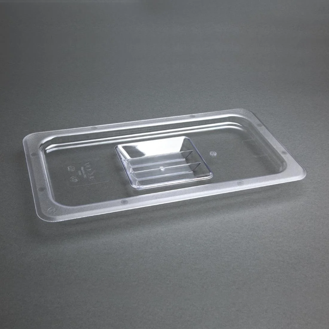 Vogue Polycarbonate 1/3 Gastronorm Lid Clear - Image 4
