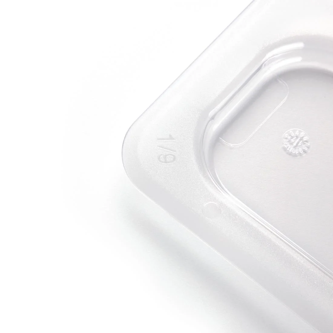 Vogue Polycarbonate 1/9 Gastronorm Lid Clear - Image 4