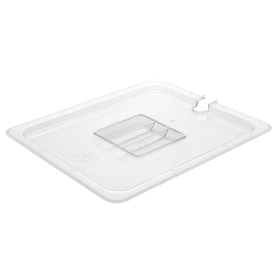 Vogue Polycarbonate 1/2 Gastronorm Lid Notched - Image 5