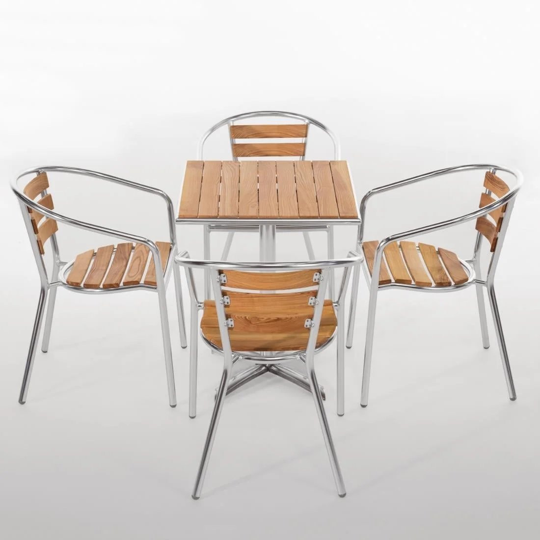 Bolero Ash Top Table Square 600mm (Single) - Image 2