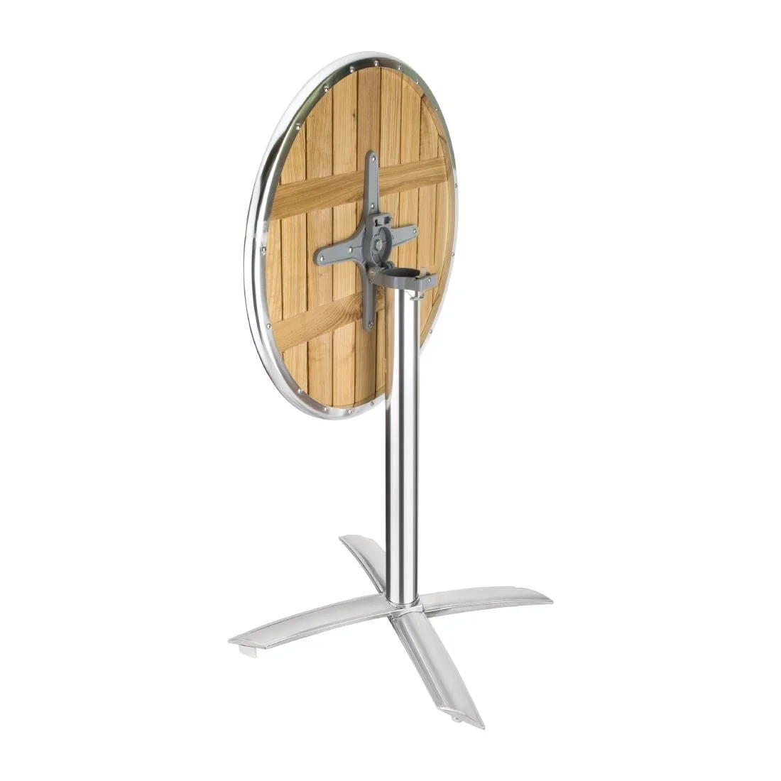 Bolero Round Flip Top Table Ash 600mm - Image 3