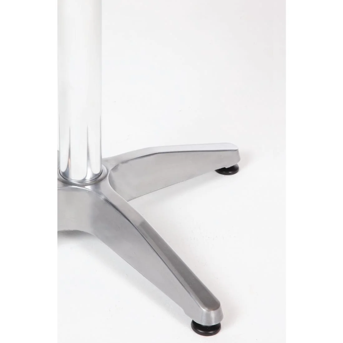 Bolero Round Bistro Table Stainless Steel 600mm - Image 5