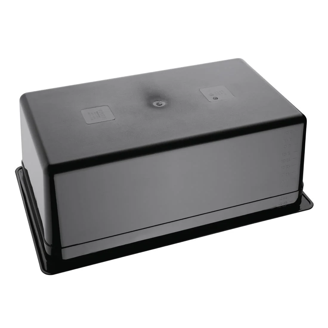 Vogue Polycarbonate 1/1 Gastronorm Container 200mm Black - Image 5