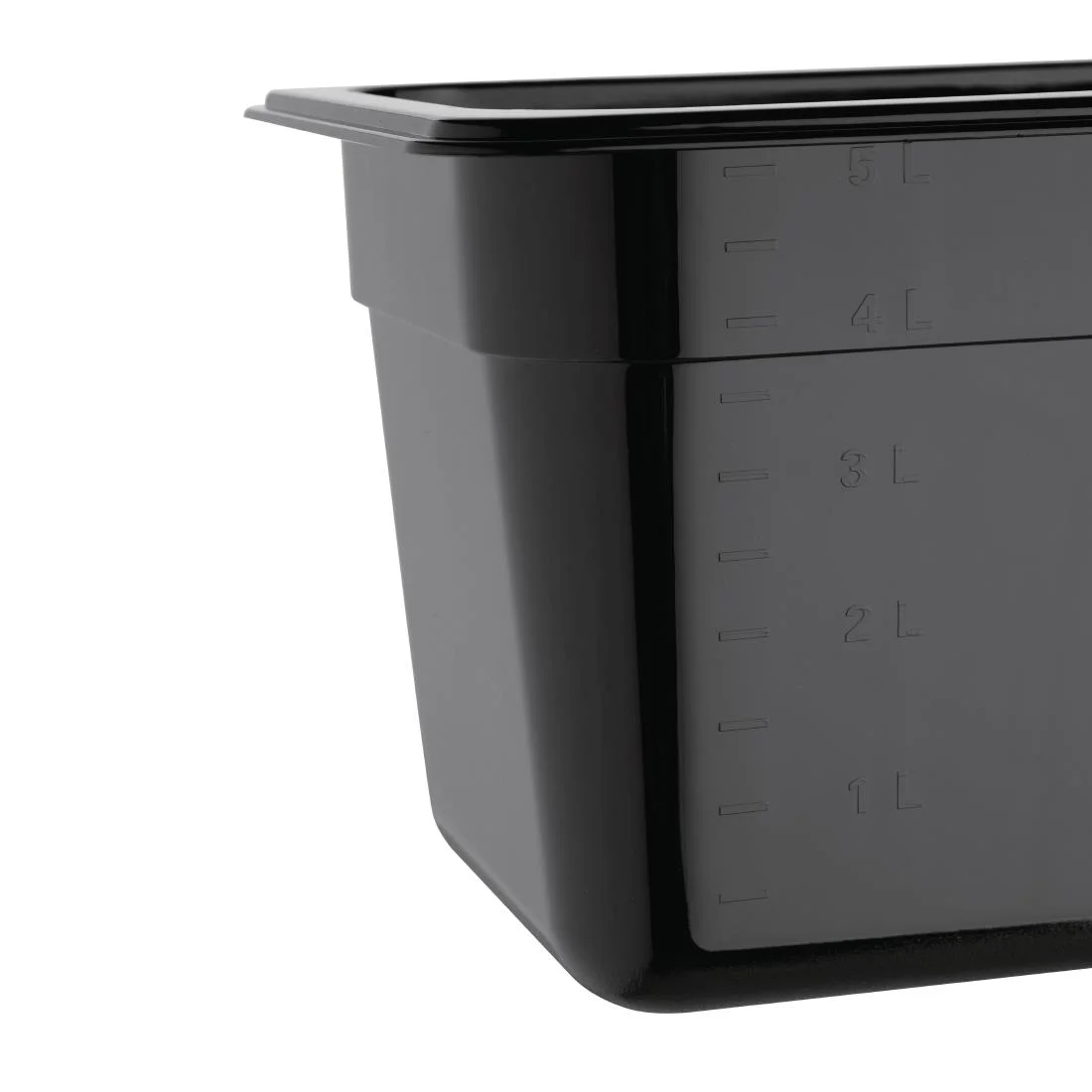 Vogue Polycarbonate 1/3 Gastronorm Container 150mm Black - Image 5