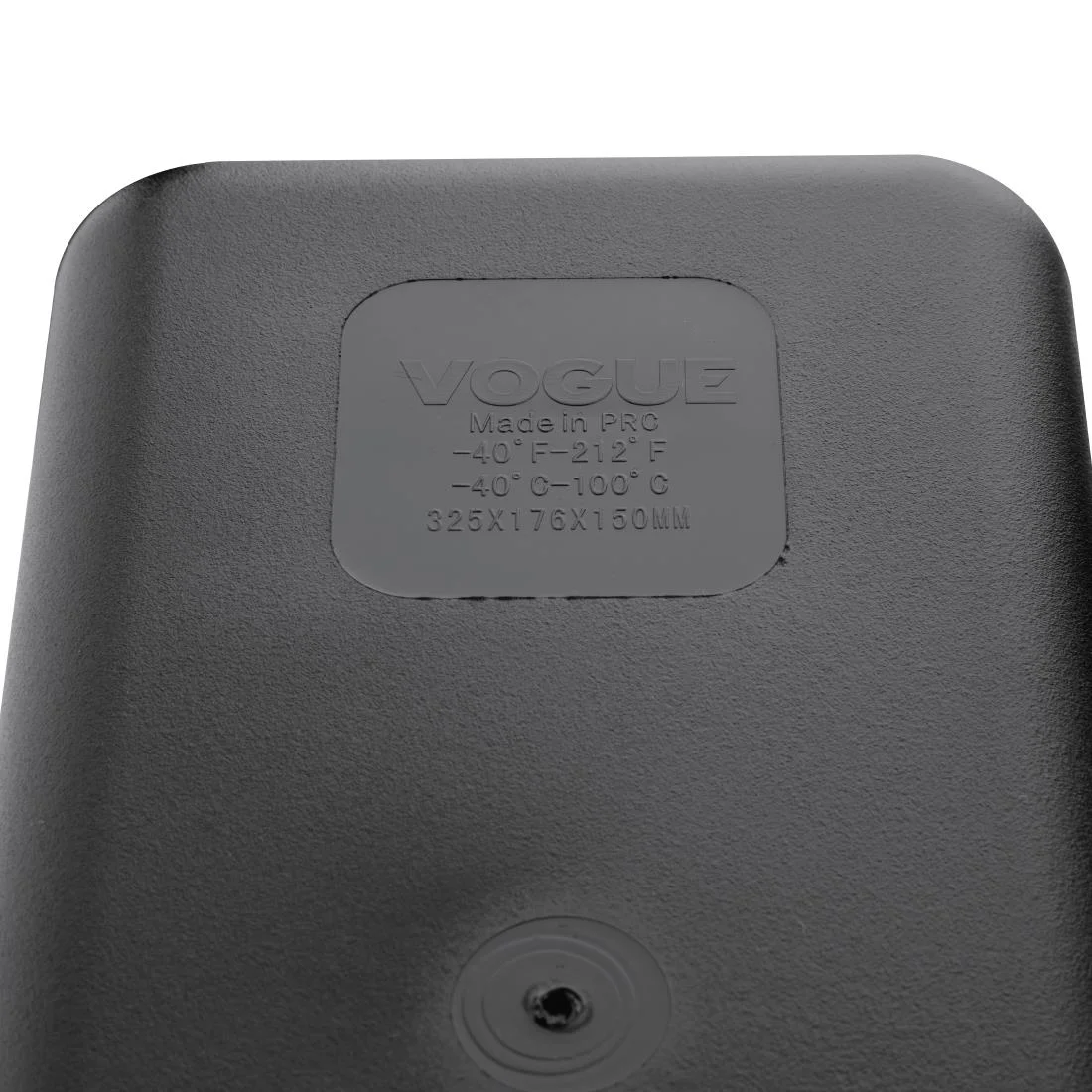 Vogue Polycarbonate 1/3 Gastronorm Container 150mm Black - Image 7