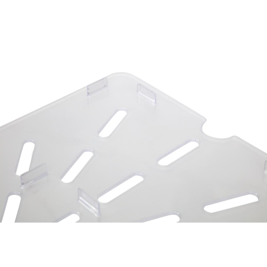 Vogue Drainer Plates for GN 1/1 Polycarbonate Gastronorm Pan