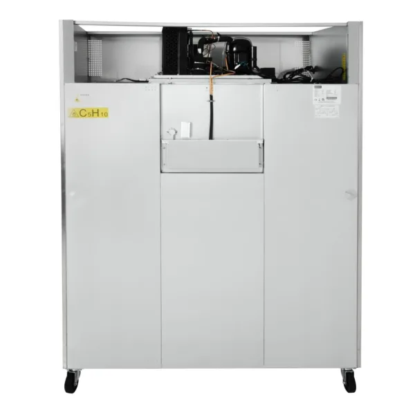 Polar Heavy Duty Double Door Freezer Stainless Steel 1300Ltr