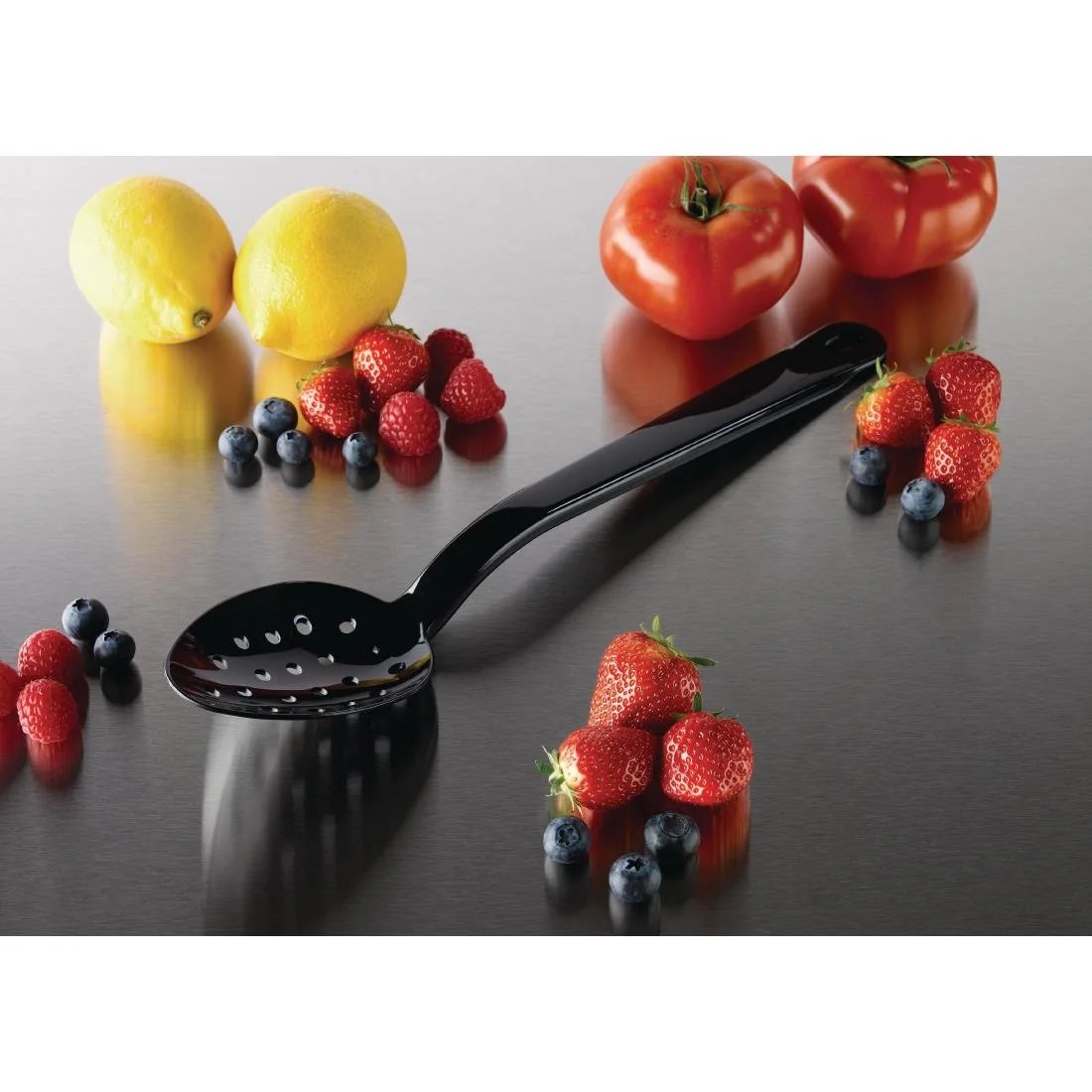 Matfer Exoglass Perforated Serving Spoon 9" - Image 3