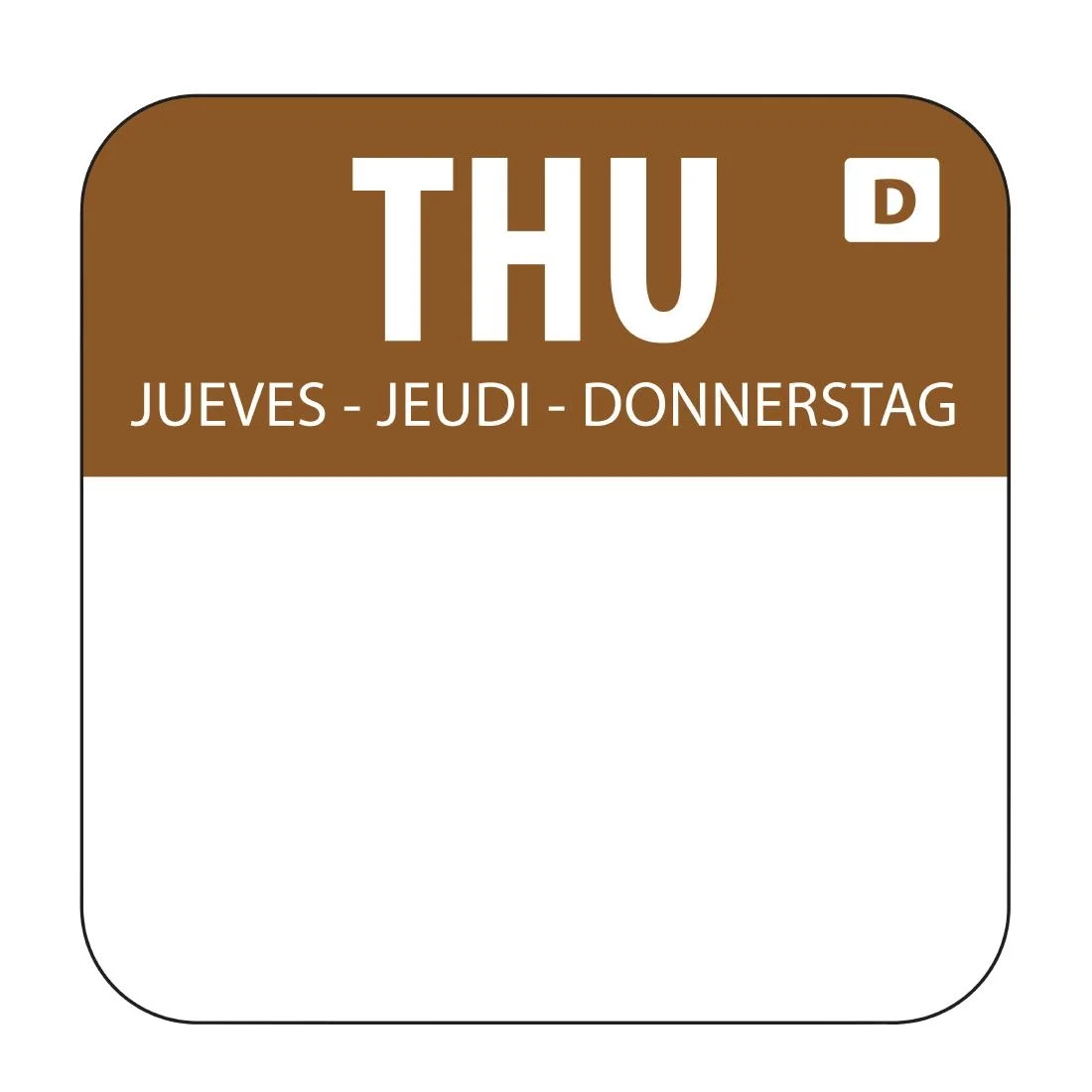Dissolvable Food Rotation Labels Thursday
