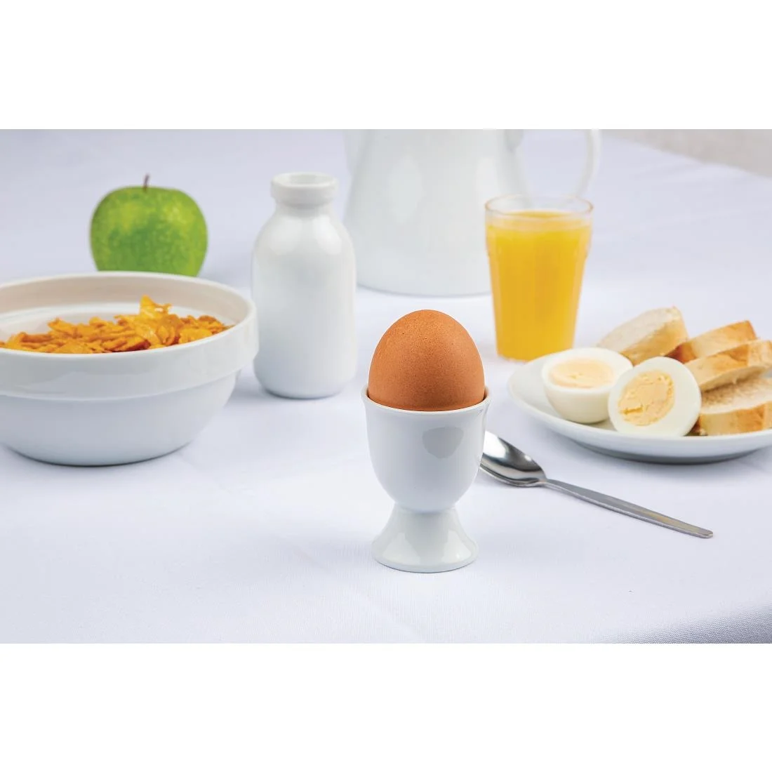 Olympia Whiteware Egg Cups 68mm - Image 5