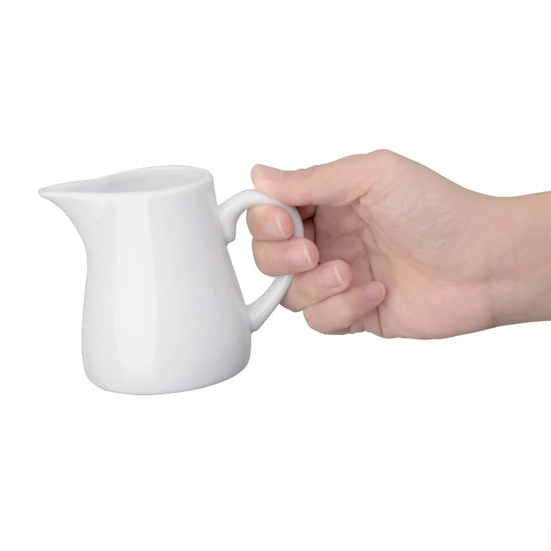 Olympia Whiteware Cream and Milk Jugs 170ml 6oz - Image 6