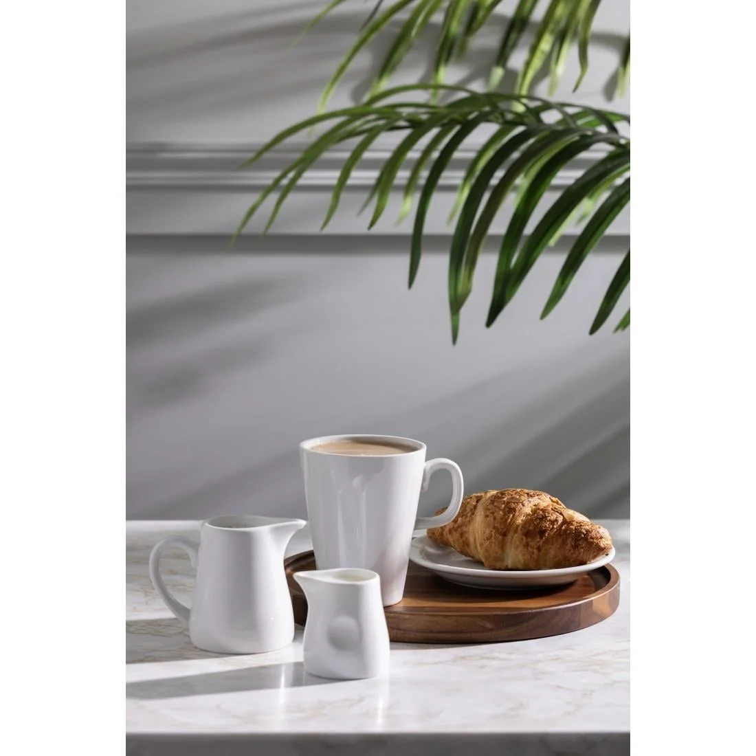 Olympia Whiteware Cream and Milk Jugs 170ml 6oz - Image 7