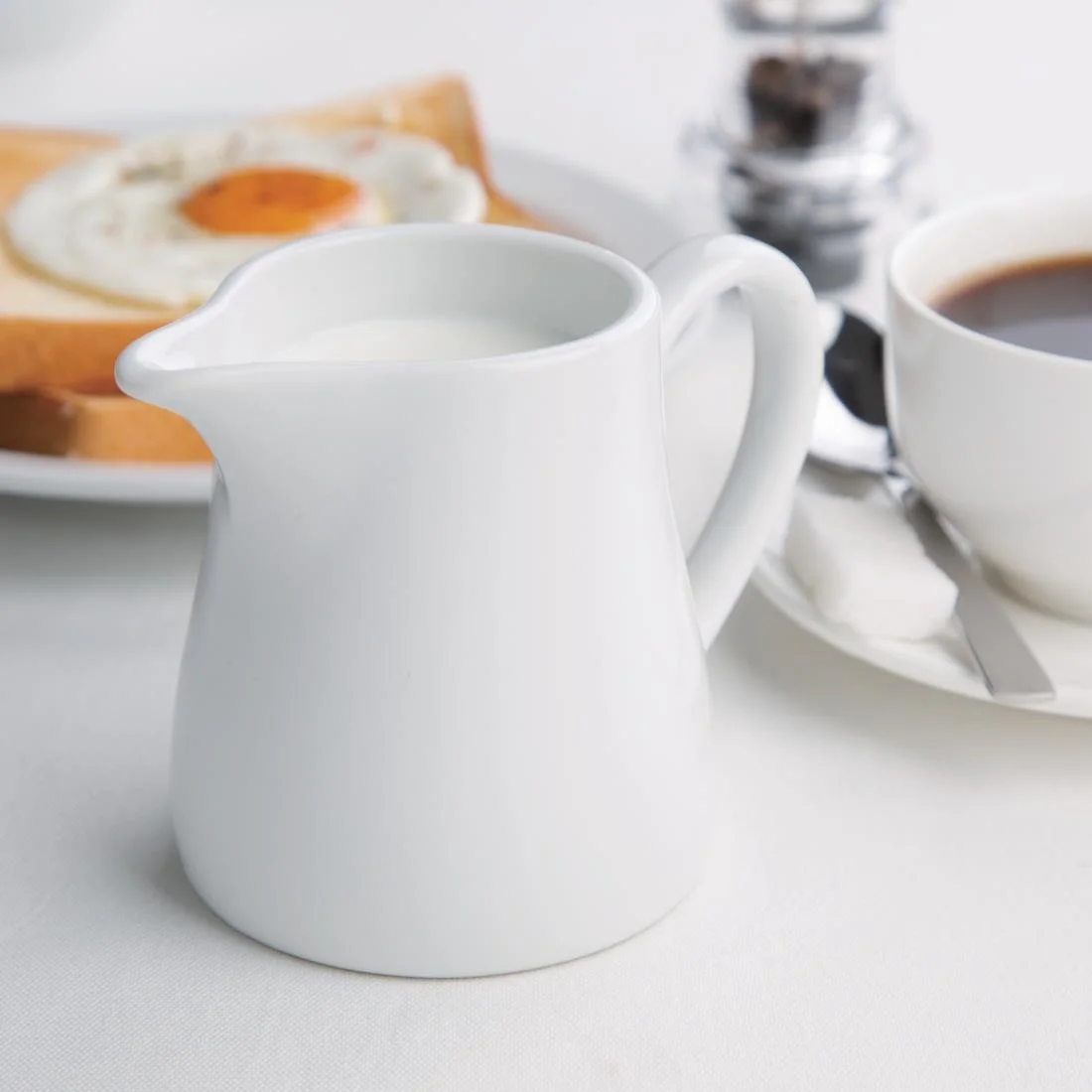 Olympia Whiteware Cream and Milk Jugs 305ml 10.75oz - Image 7
