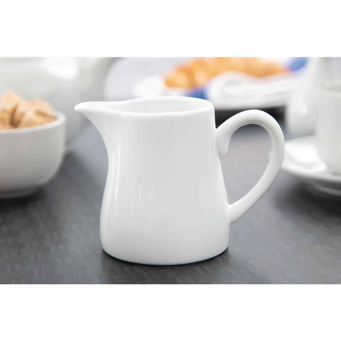 Olympia Whiteware Cream and Milk Jugs 305ml 10.75oz - Image 8
