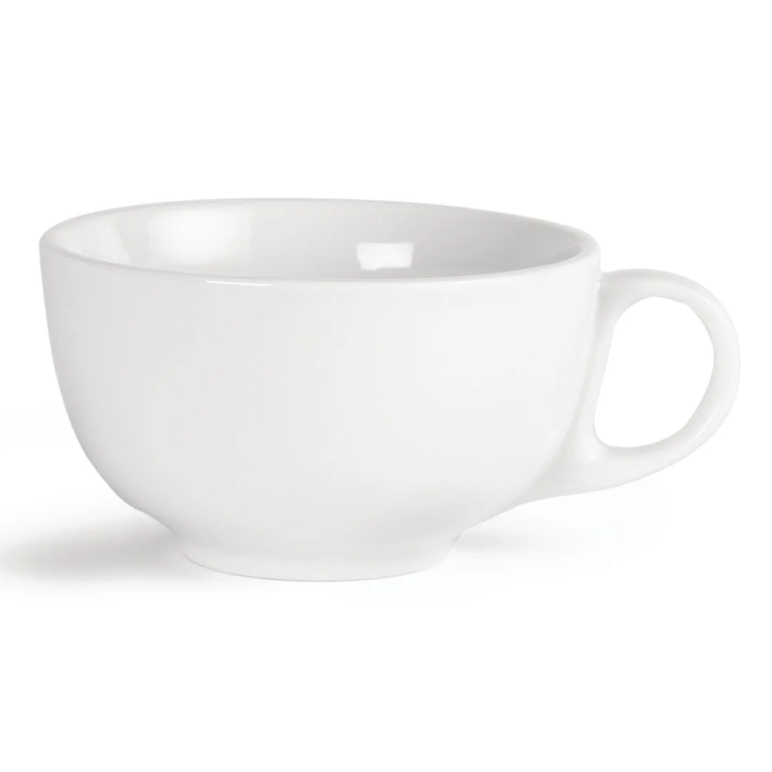 Olympia Whiteware Cappuccino Cups 425ml 15oz - Image 2