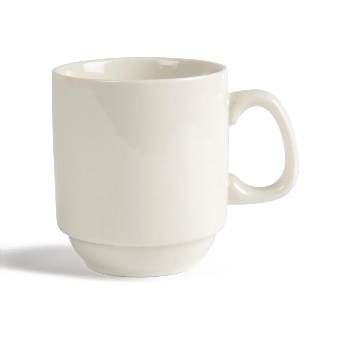 Olympia Ivory Stacking Mugs 285ml 10oz - Image 2