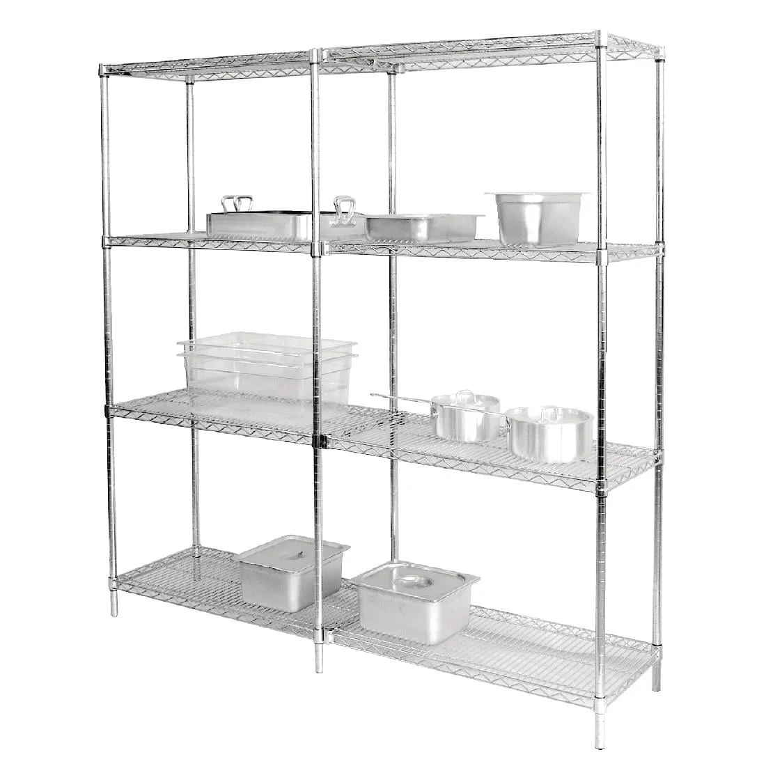 Vogue Chrome Wire Shelves 1220x457mm Pack of 2 - Image 2