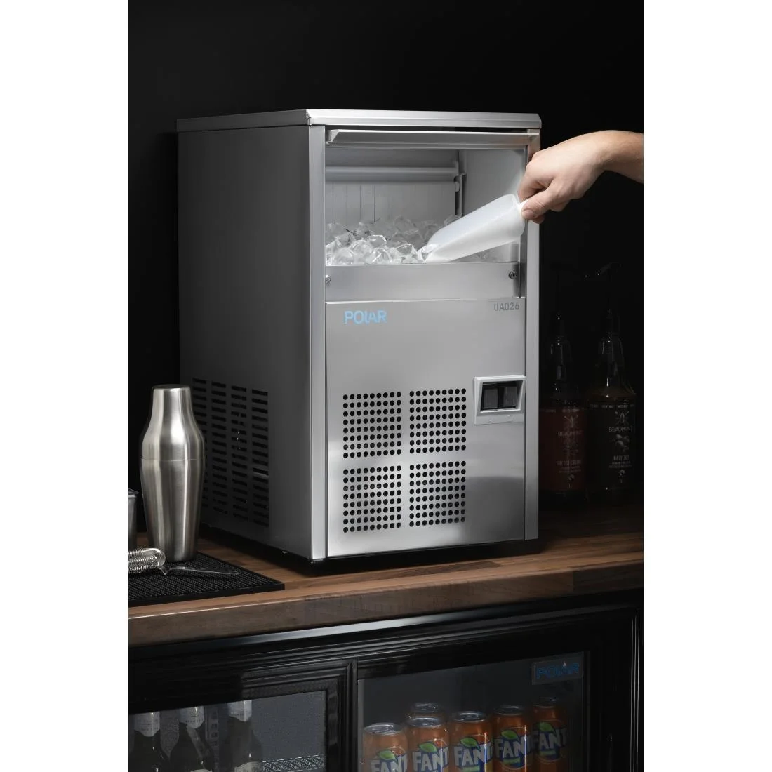 Polar U-Series Gourmet Cube Ice Maker 21kg Output - Image 12