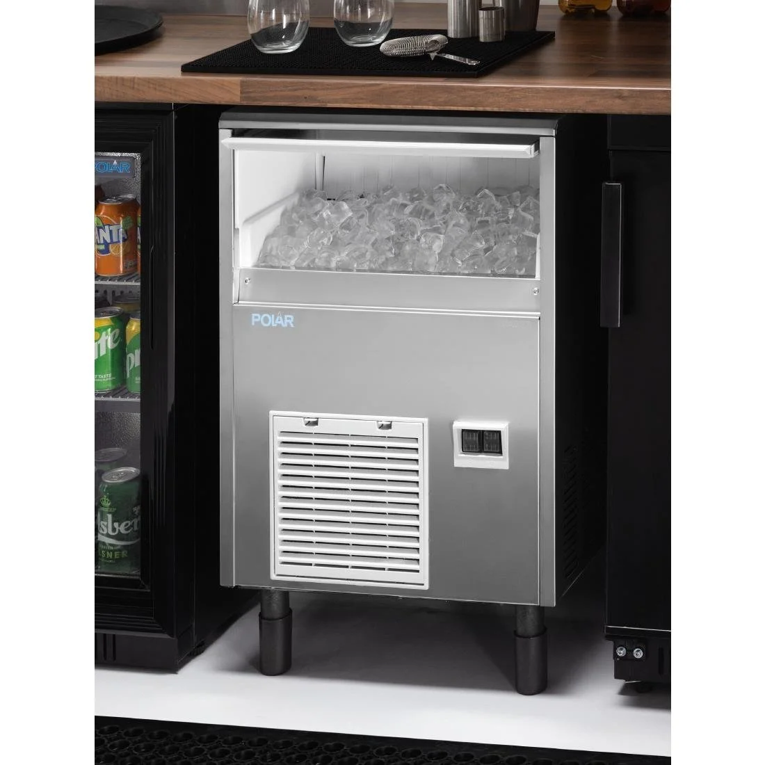 Polar U-Series Gourmet Cub Ice Maker 33kg Output - Image 17