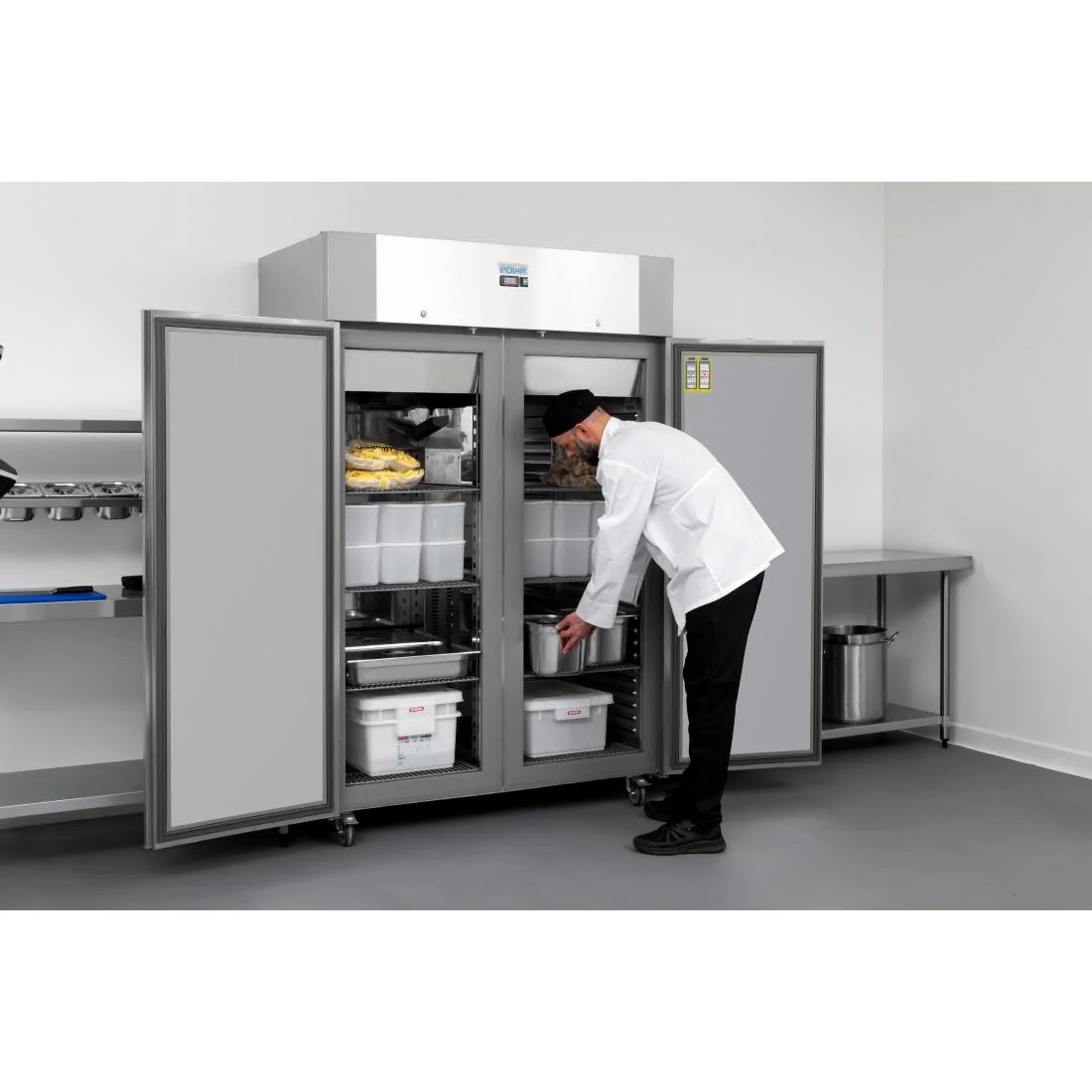 Polar U-Series Energy Efficient Double Door Upright Freezer 1400Ltr - Image 18
