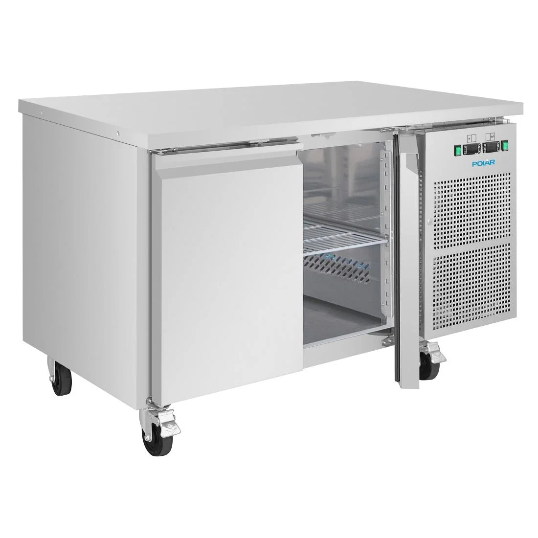 Polar U-Series Double Door Counter Fridge/Freezer 124Ltr - Image 4