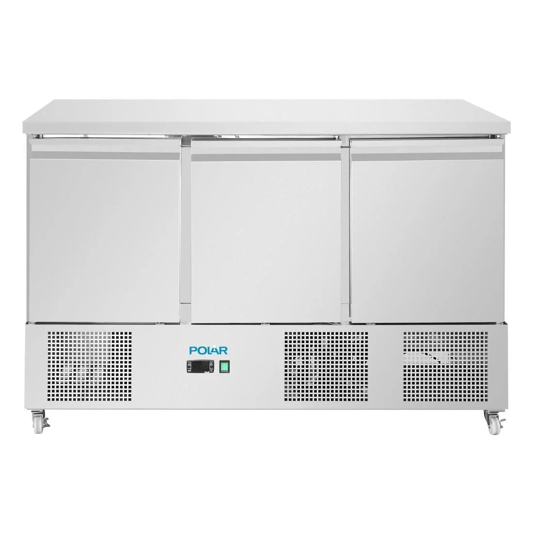 Polar U-Series Ventilated 3 Door Counter Fridge - Image 3