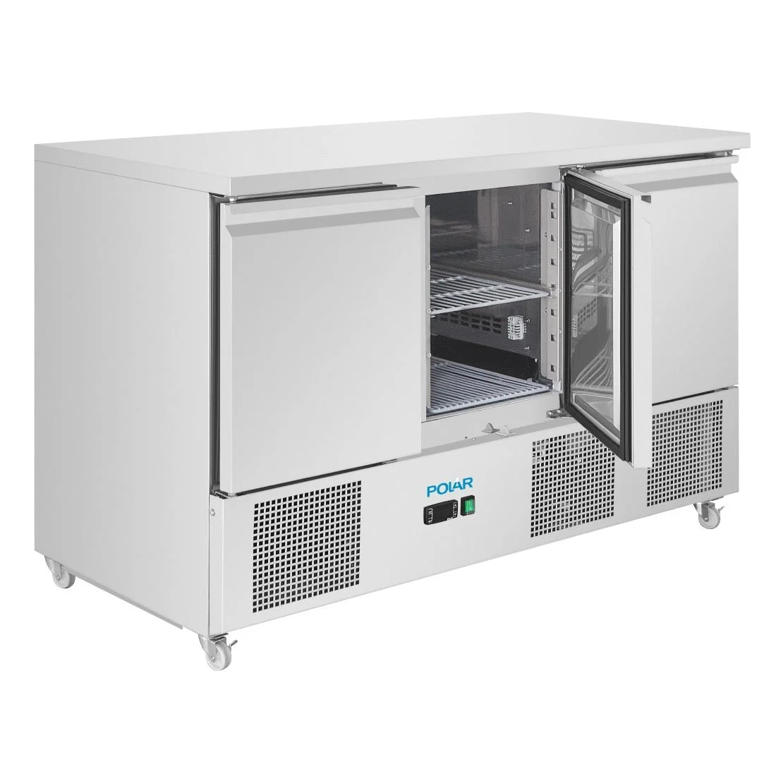 Polar U-Series Ventilated 3 Door Counter Fridge - Image 4