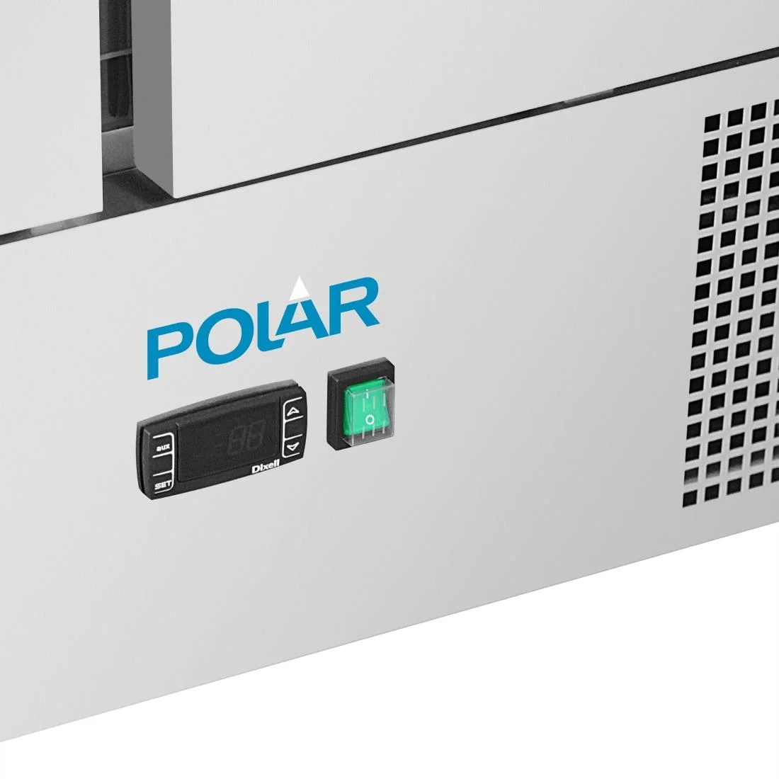 Polar U-Series Ventilated 3 Door Counter Fridge - Image 5