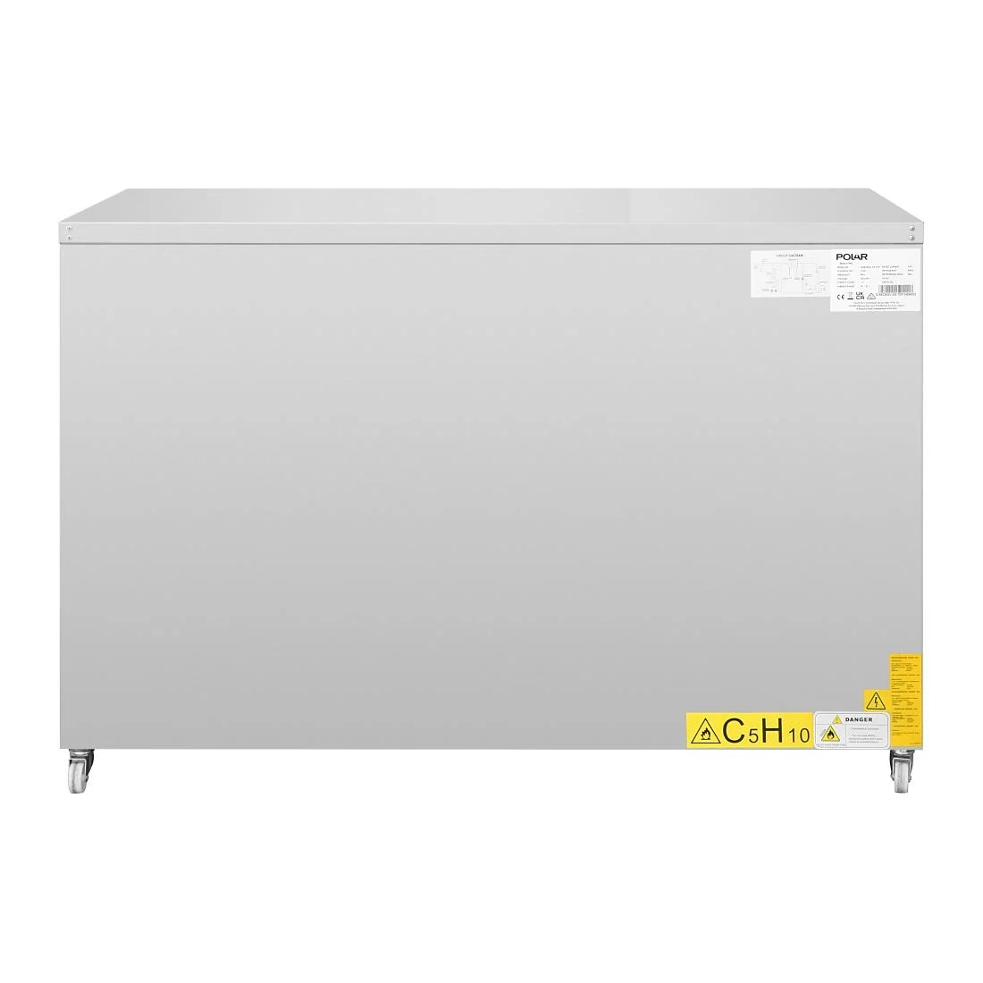 Polar U-Series Ventilated 3 Door Counter Fridge - Image 6