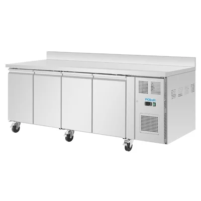 Polar U-Series Four Door Counter Fridge with Upstand 553Ltr - Image 3