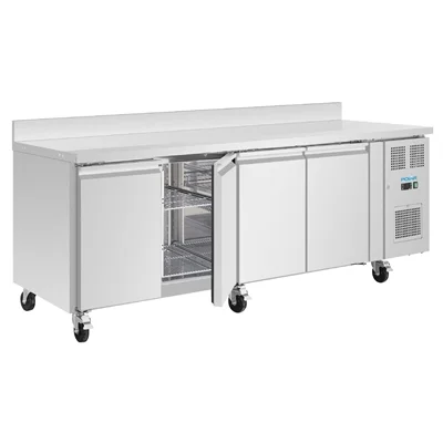 Polar U-Series Four Door Counter Fridge with Upstand 553Ltr - Image 4