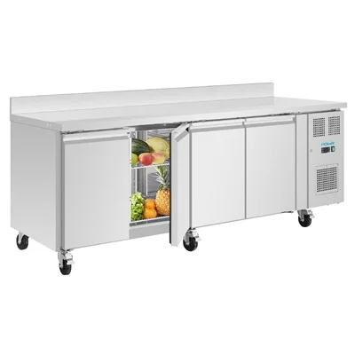 Polar U-Series Four Door Counter Fridge with Upstand 553Ltr - Image 5