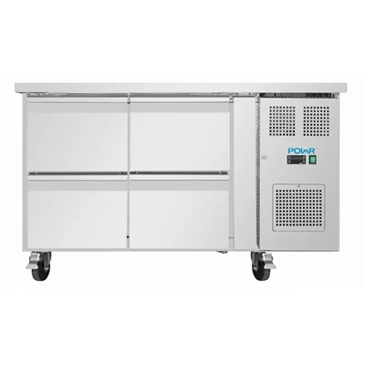Polar U-Series Four Drawer Gastronorm Counter Fridge - Image 1