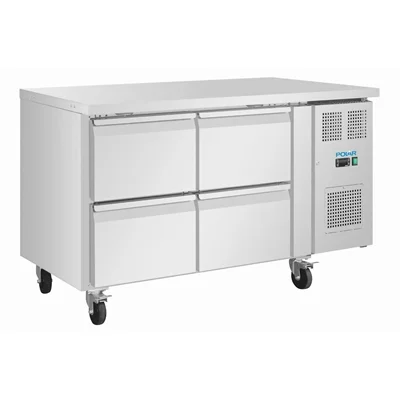 Polar U-Series Four Drawer Gastronorm Counter Fridge - Image 2