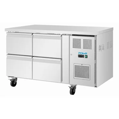 Polar U-Series Four Drawer Gastronorm Counter Fridge - Image 3