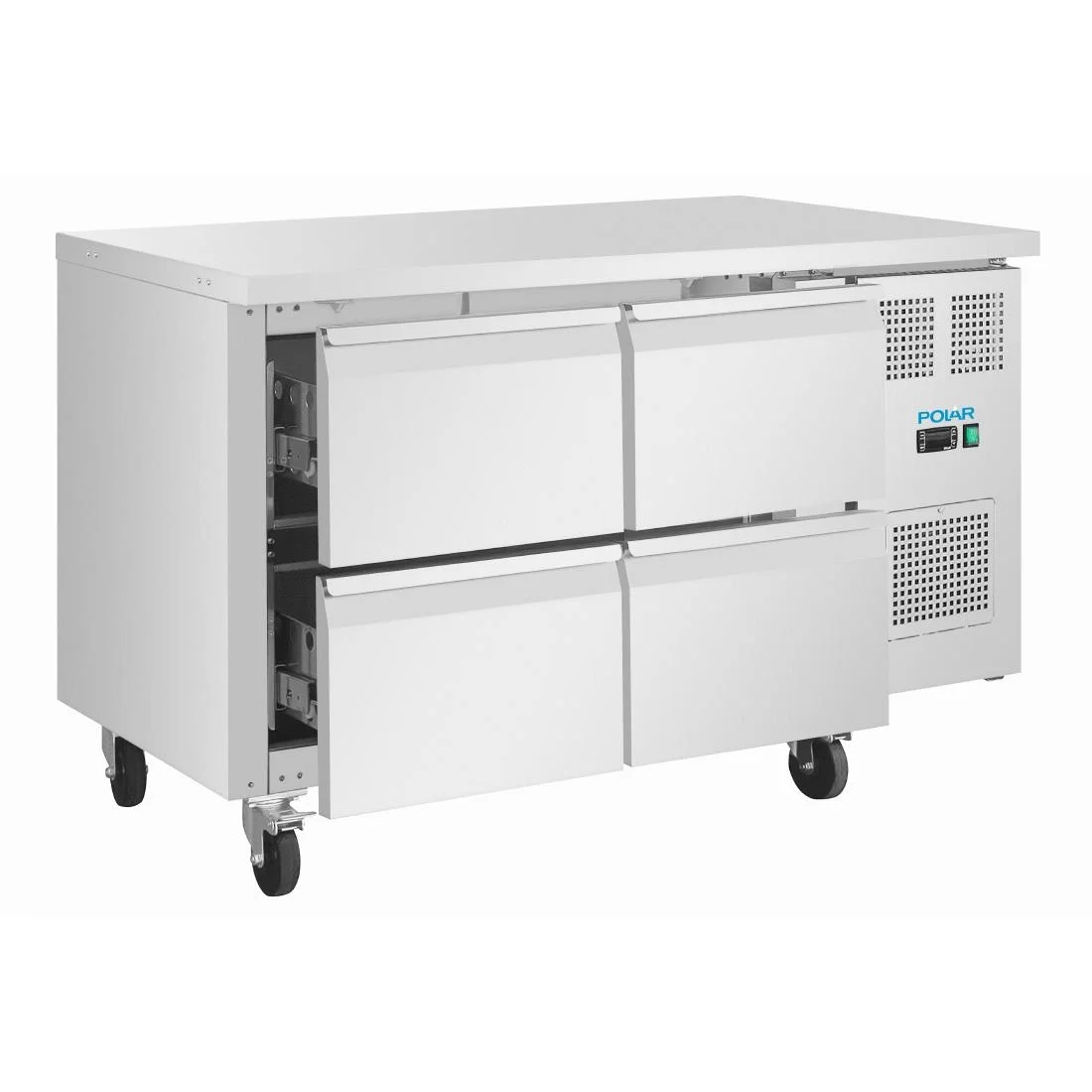 Polar U-Series Four Drawer Gastronorm Counter Fridge - Image 4