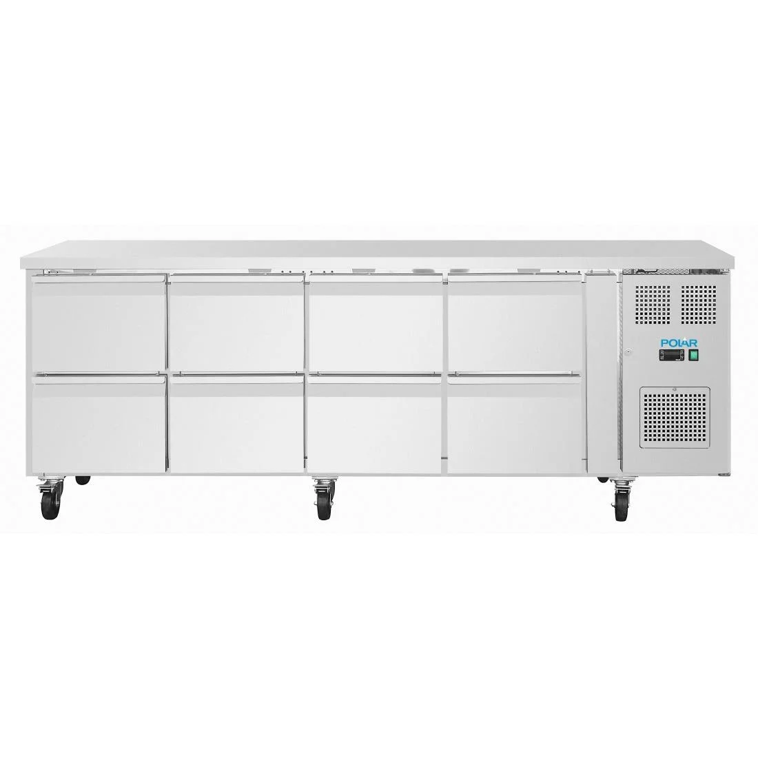 Polar U-Series Eight Drawer Gastronorm Counter Fridge - Image 2