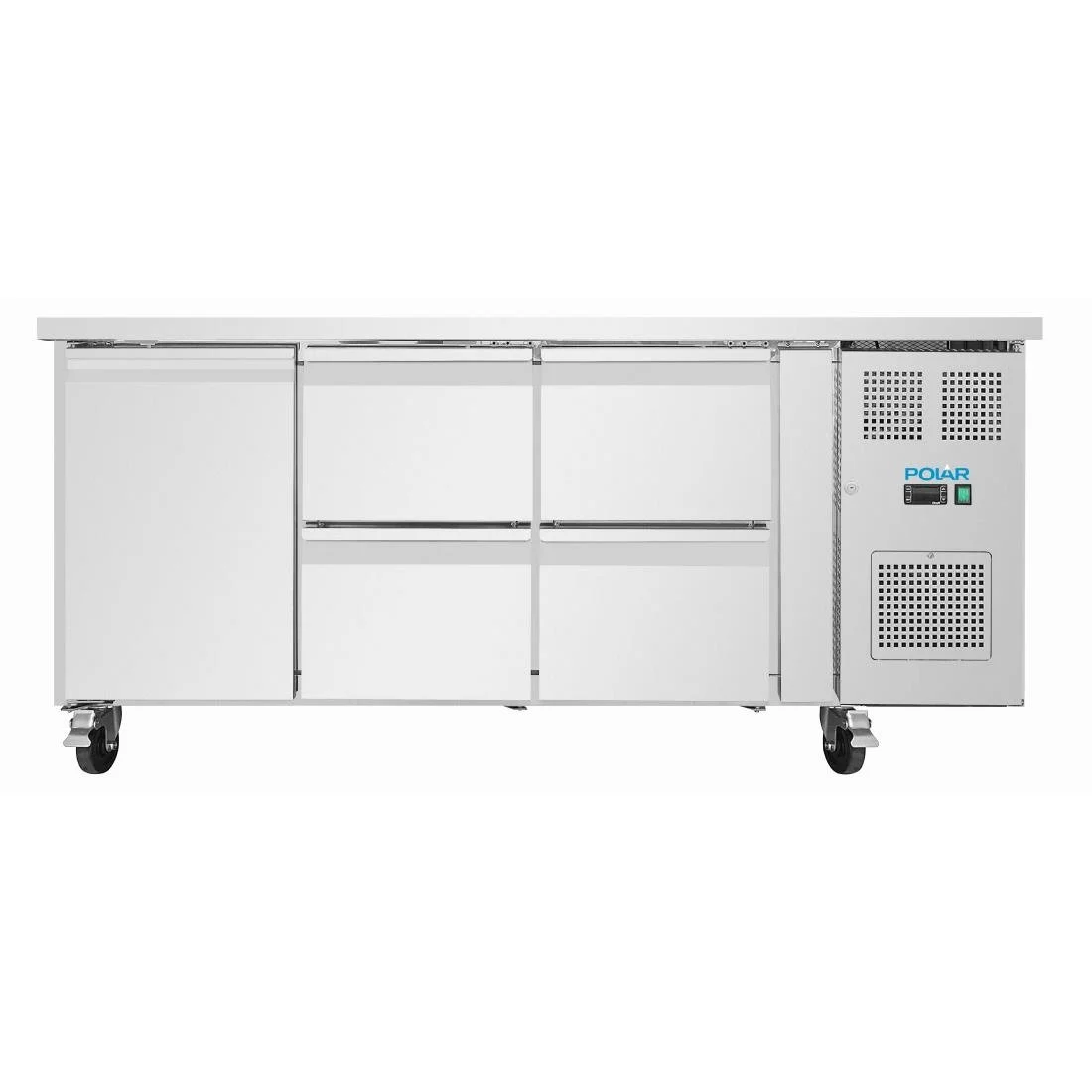 Polar U-Series Counter Fridge 4 Drawers & 1 Door - Image 2