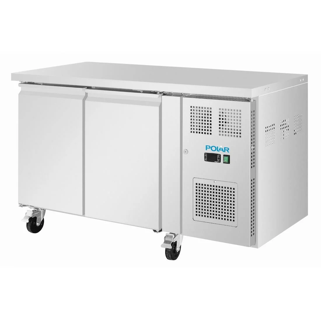 Polar U-Series Double Door Slimline Counter Fridge - Image 3