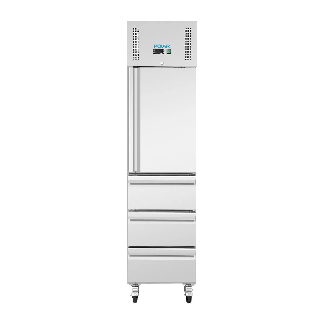 Polar G-Series Single Door & 3 Drawer Slimline GN Cabinet Refrigerator - Image 2