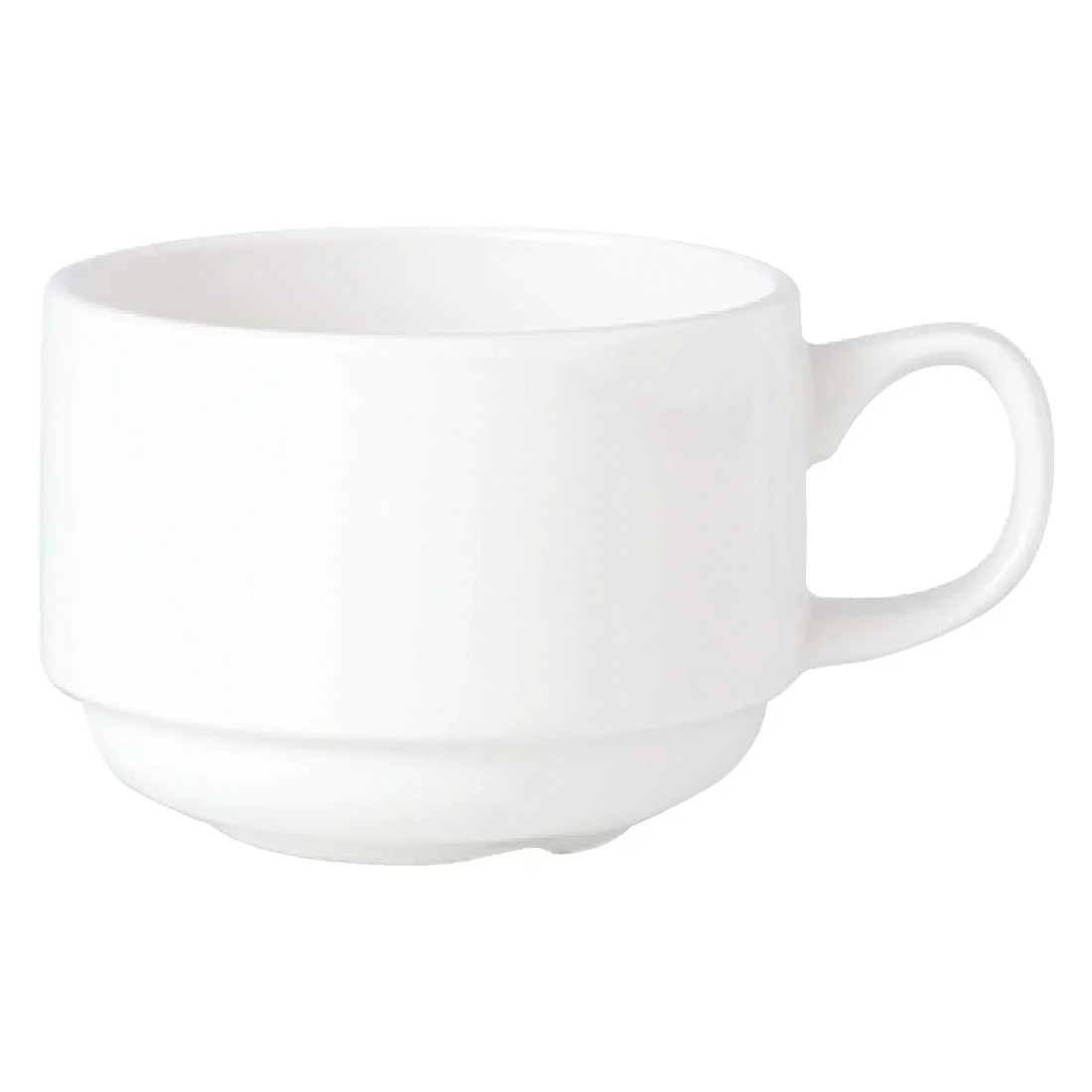 Steelite Simplicity White Stacking Slimline Cups 170ml