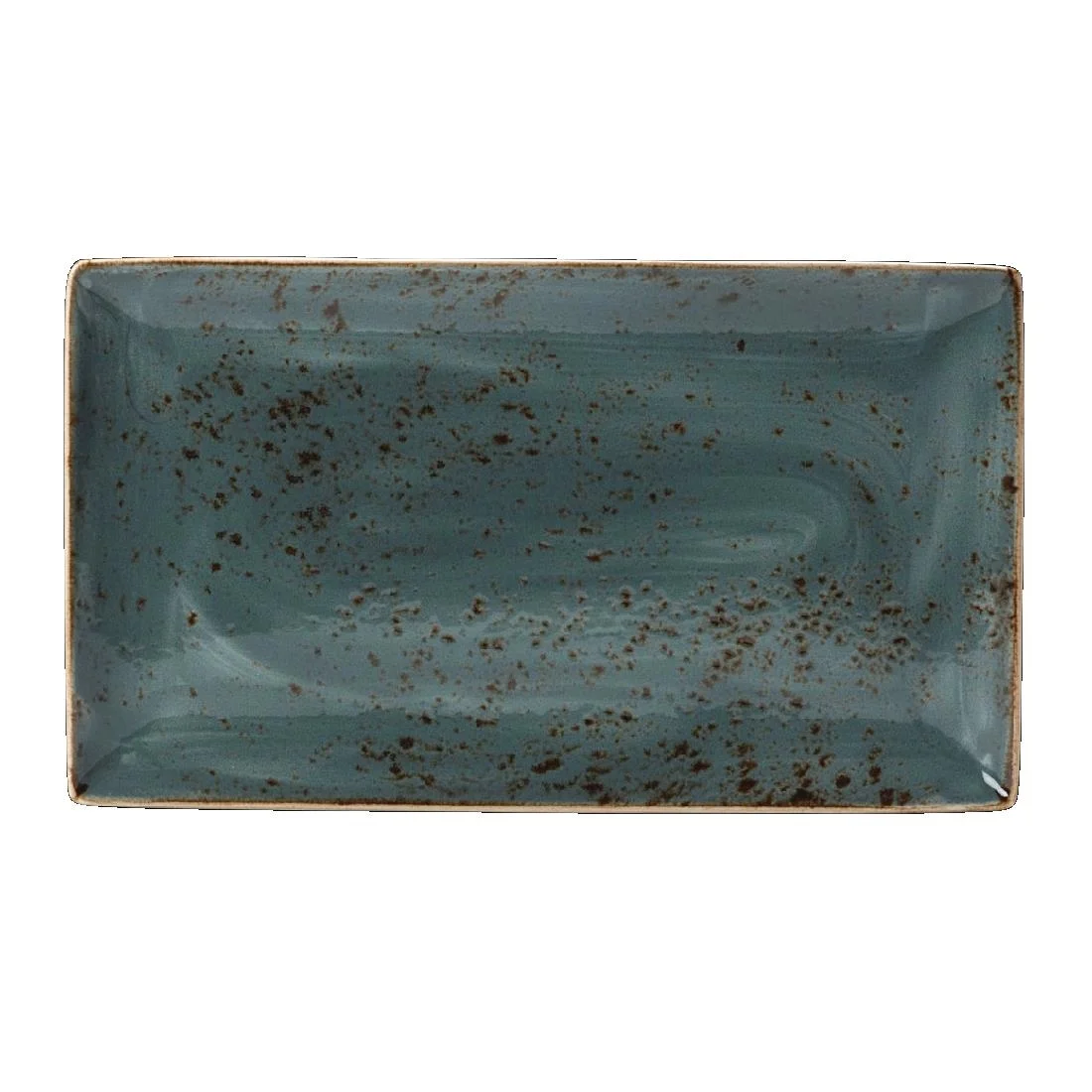 Steelite Craft Blue Rectangular Platters 330x 190mm