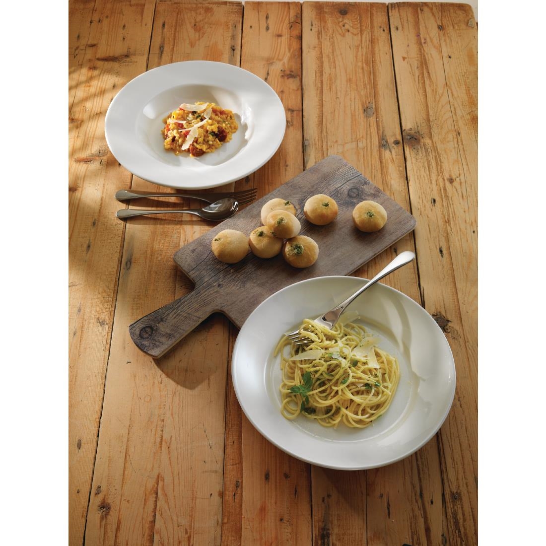 Steelite Simplicity White Pasta Dishes 270mm