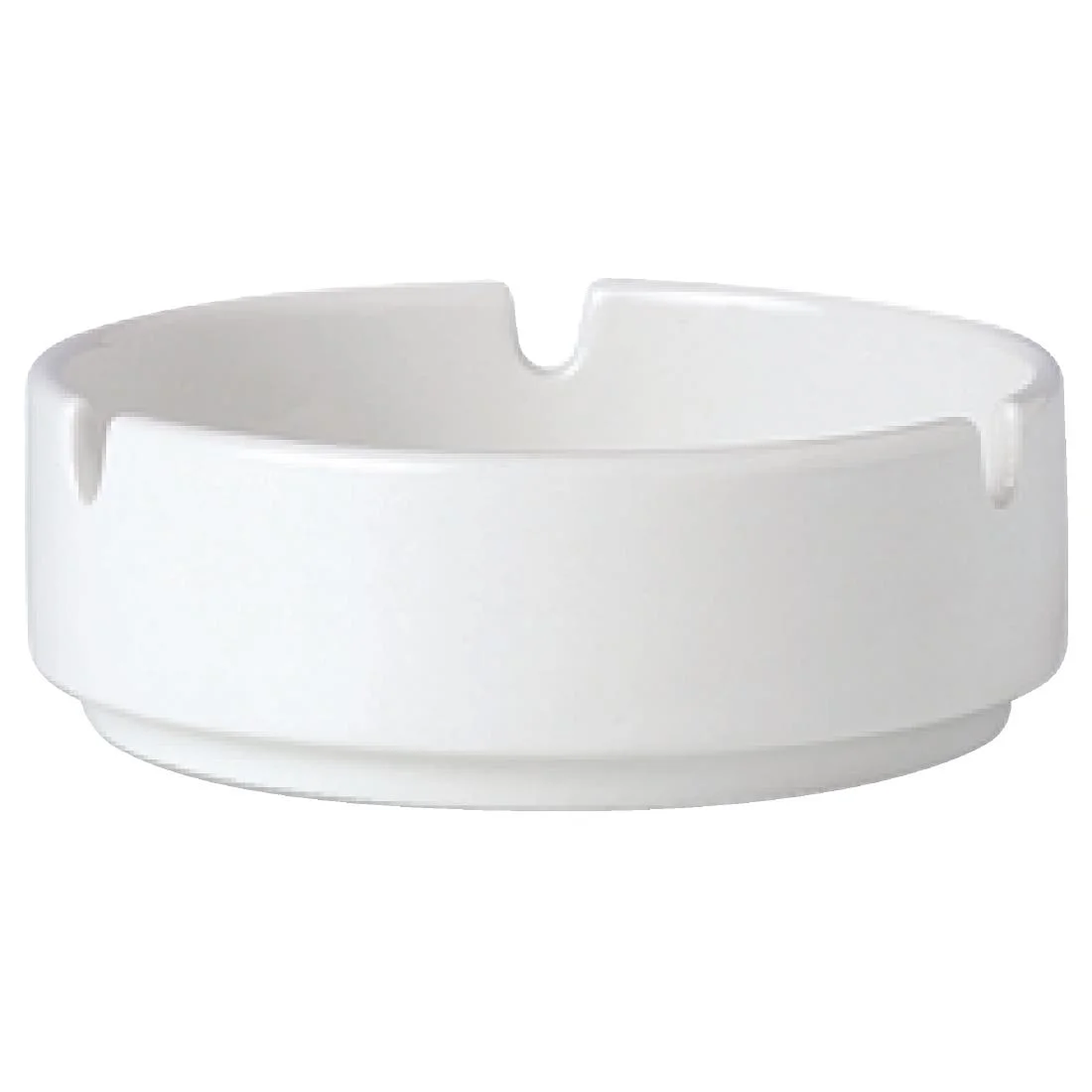 Steelite Simplicity White Stacking Ashtrays 102.5mm (12 Pack)