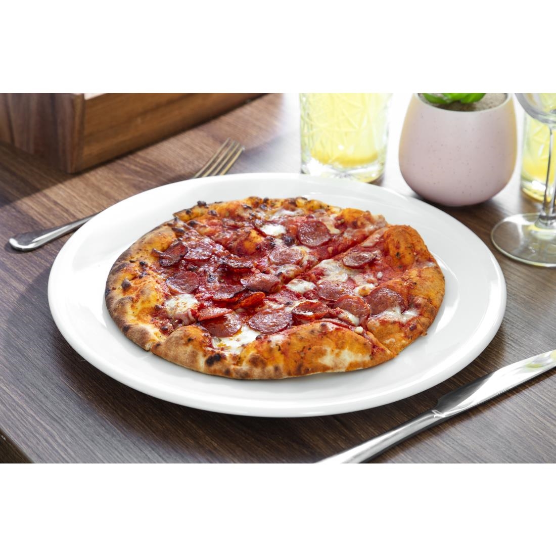 Steelite Simplicity White Pizza Plates 315mm